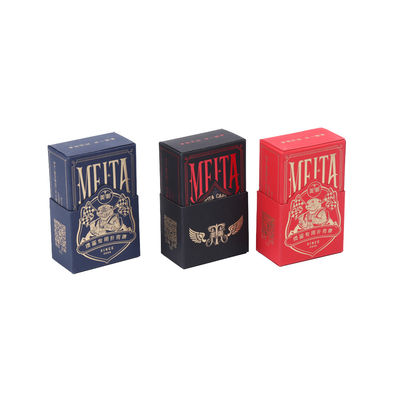 Meita-Lern-Spielkarten Schwarze PVC-Spielkarten