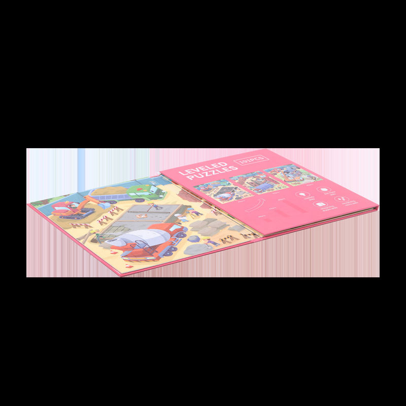 Spaßige Puzzlespielkarten mit bunten Puzzle-Back-Design