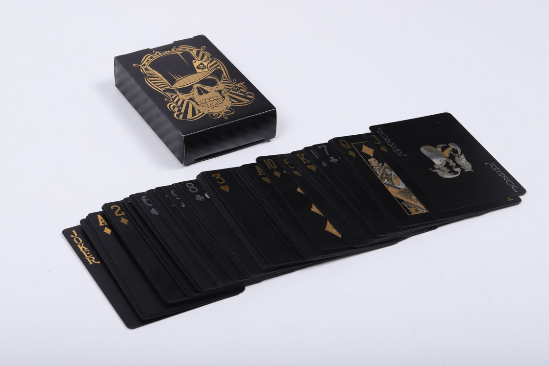 Pantone-Farbe Mausdruck-Spielkarten Online bestellen Matte Schwarz