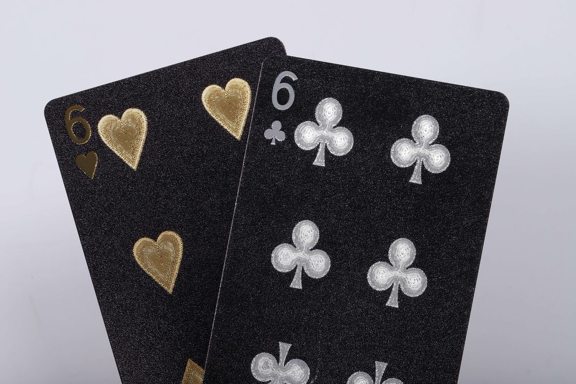 Pantone-Farbe Mausdruck-Spielkarten Online bestellen Matte Schwarz