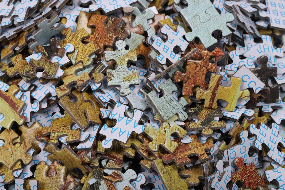 Vollfarbige, benutzerdefinierte Puzzles, Puzzles, Weihnachtstiere, 500 Stück