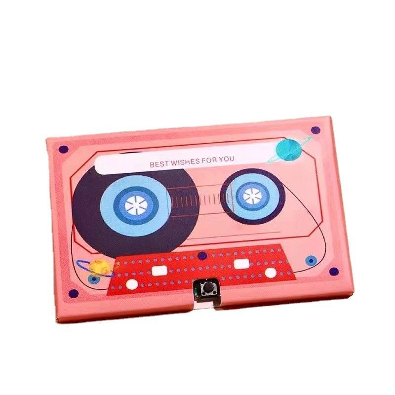 Digitales Drucken Kreative automatische Musik Abspielen von Grußkarten Verschiedene Themen Papierdruck