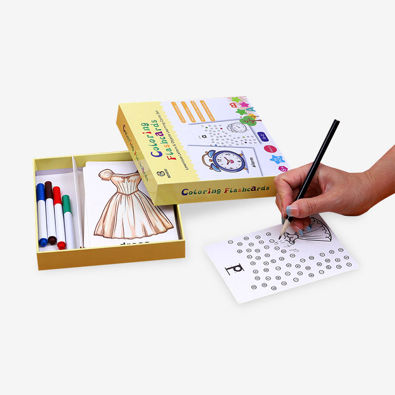 Bunte und ansprechende Illustrationen Lernspielkarten mit Anpassung Ja