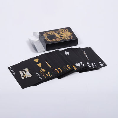 Ein guter Preis. Familienwasserdichte Beschichtung Themen-Spielkarten 52 Karten Matt Black Online
