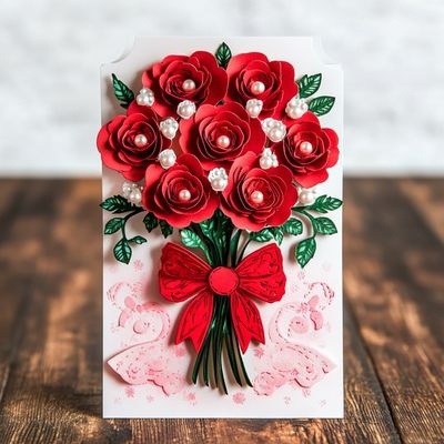 Ein guter Preis. Rechteckige einzigartige Großhandel Exquisite Kraftpapier Trockenblumen Grußkarten Umschlag für B2B Anforderungen enthalten Online