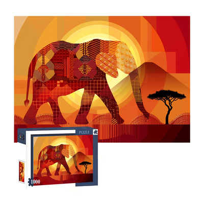 Ein guter Preis. 1000-teiliges, individuell bedrucktes Lern-Puzzle Online