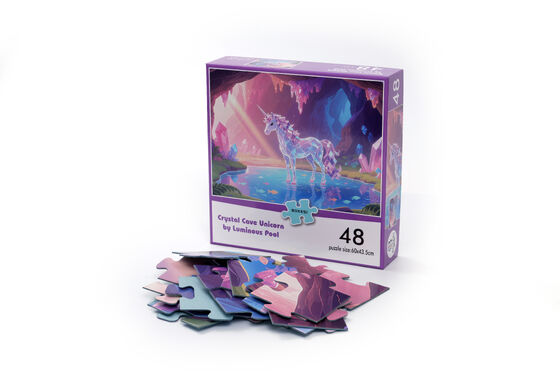 Ein guter Preis. Buntes & skurriles Cartoon-Puzzle - 48 Teile Freude für Kinder & Erwachsene (Anpassbares Design) Online